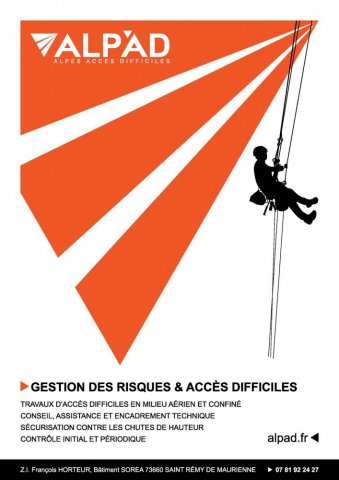 Nouveau logo de votre entreprise de travaux en accès difficile en Maurienne