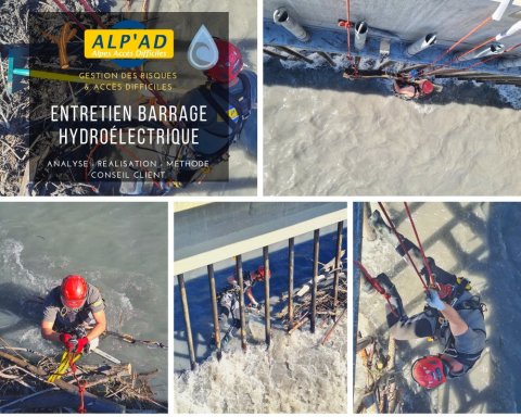 ALP'AD  Entretien barrage Hydroélectrique à Chambéry