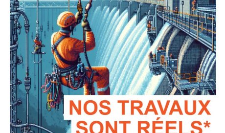 Maintenance de barrage en Maurienne