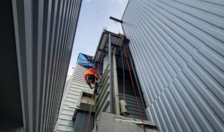 Installation de bardages en zone inaccessible à Saint-Rémy-de-Maurienne